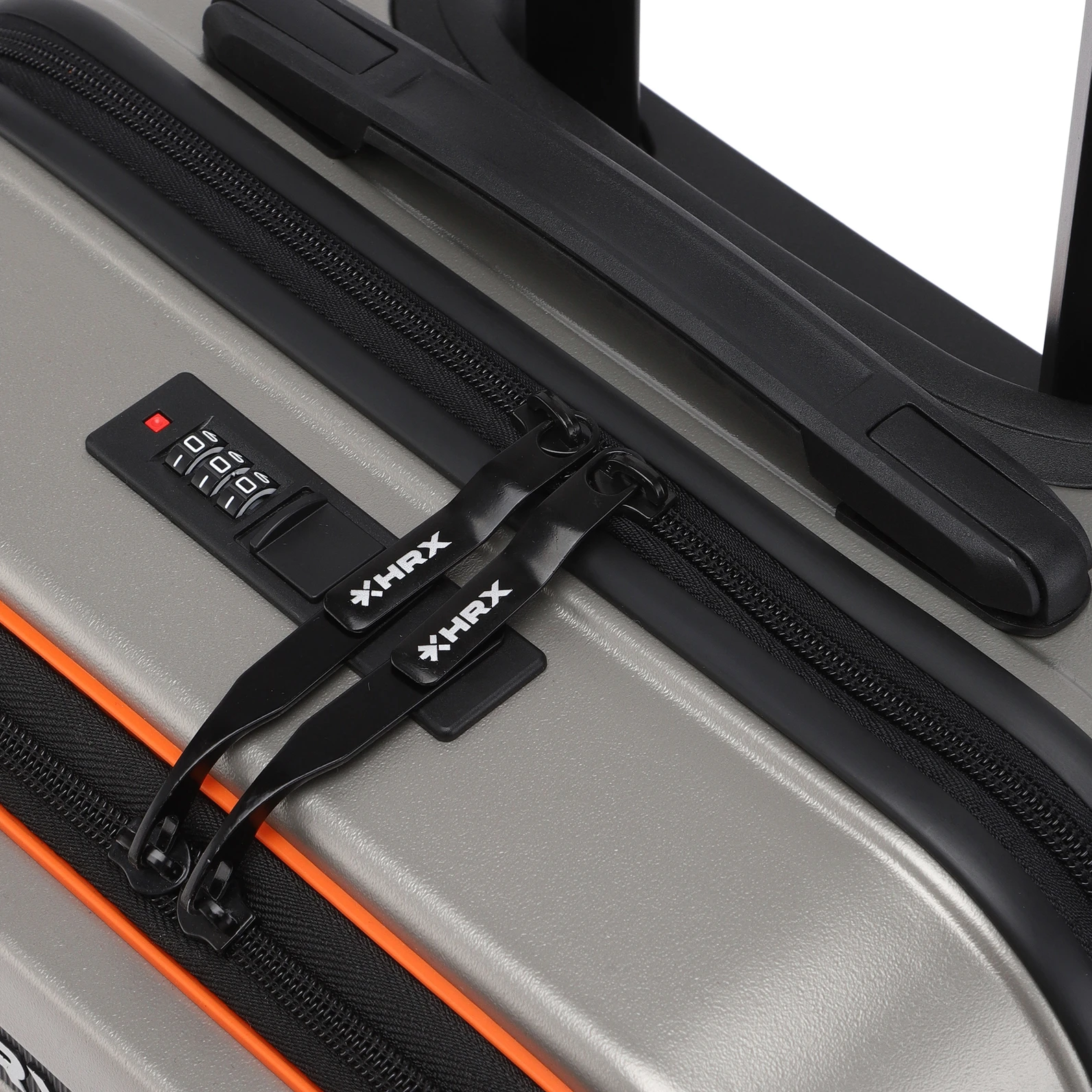 HRX Laptop Cabin Suitcase (55 cm) 8 Wheels - Grit Laptop - Silver